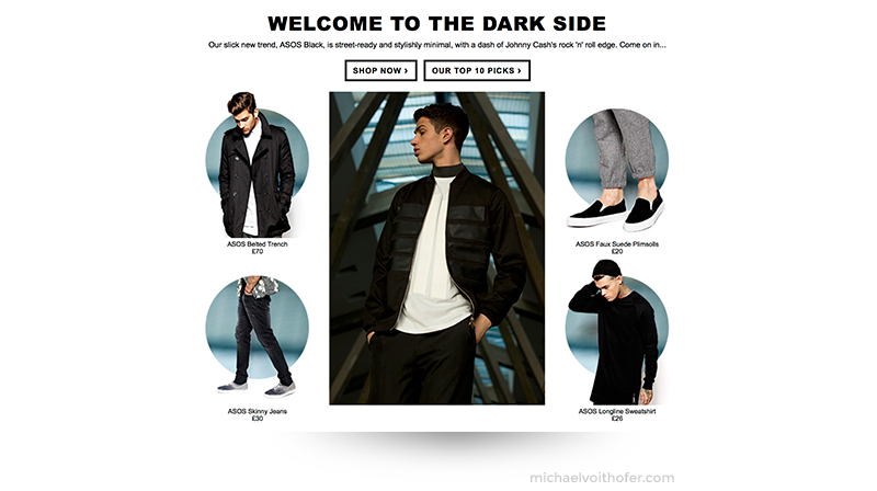 Perfect Email content by asos